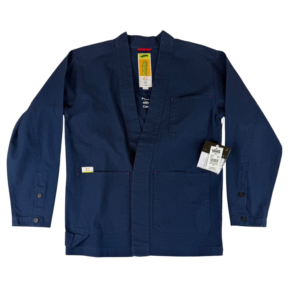 Vans Vault‎ Full Sun Noragi Jacket Mens XS Navy Blue Canvas VN00000QLKV NWT